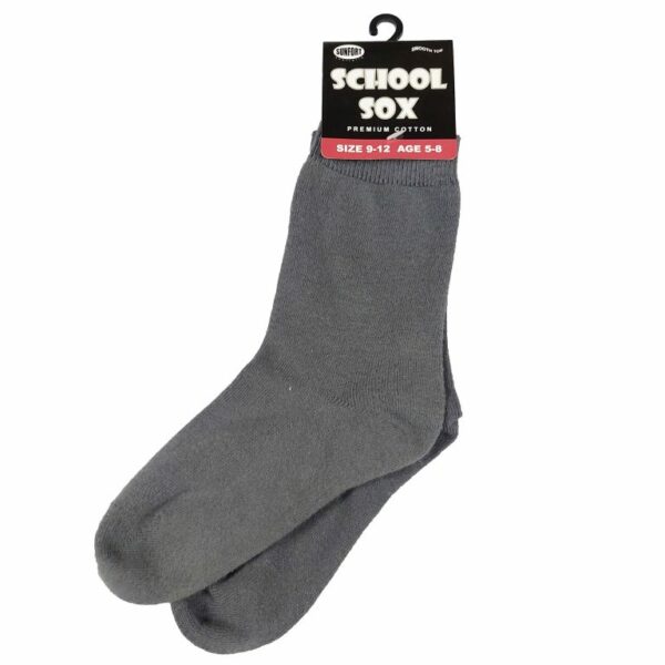 Boys Grey Socks
