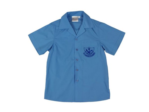 Boys Short Sleeve Shirt w Logo