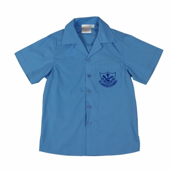 Boys Short Sleeve Shirt w Logo