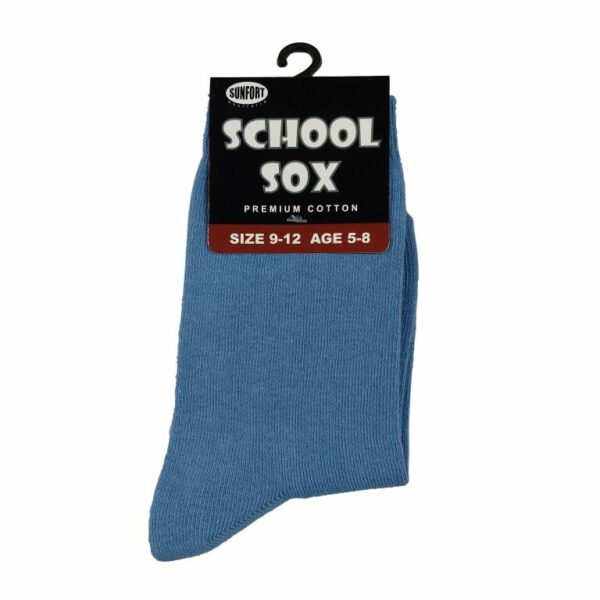 Girls Ankle Socks Saxe