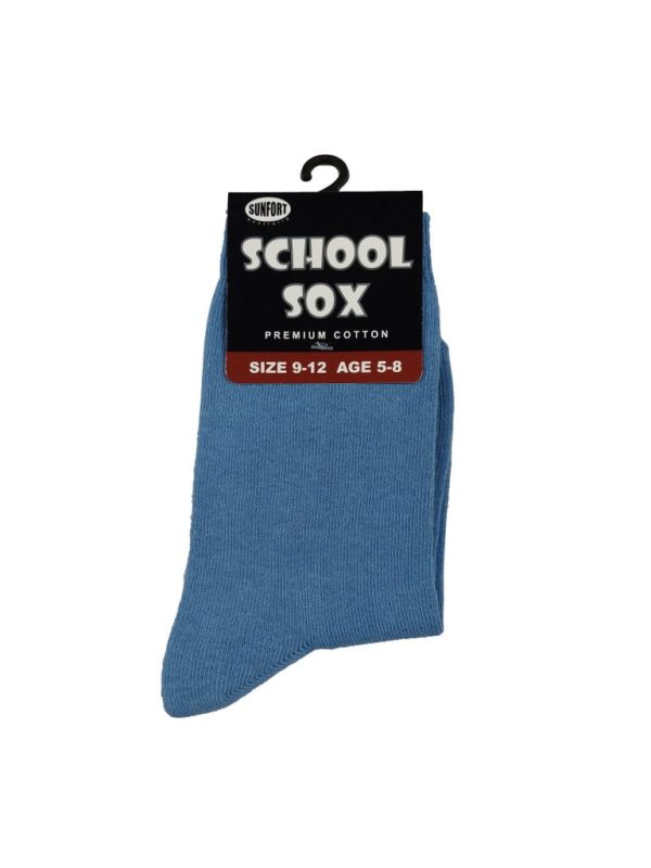 Girls Ankle Socks Saxe