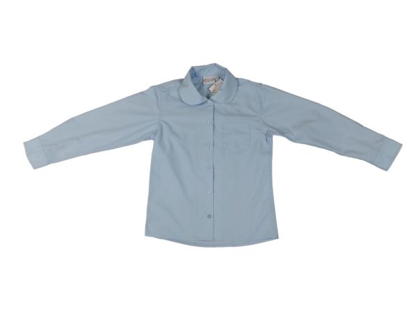 Girls Blouse Long Sleeve Peter Pan