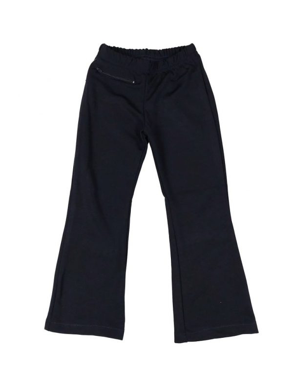 Girls Navy Bootleg Pants