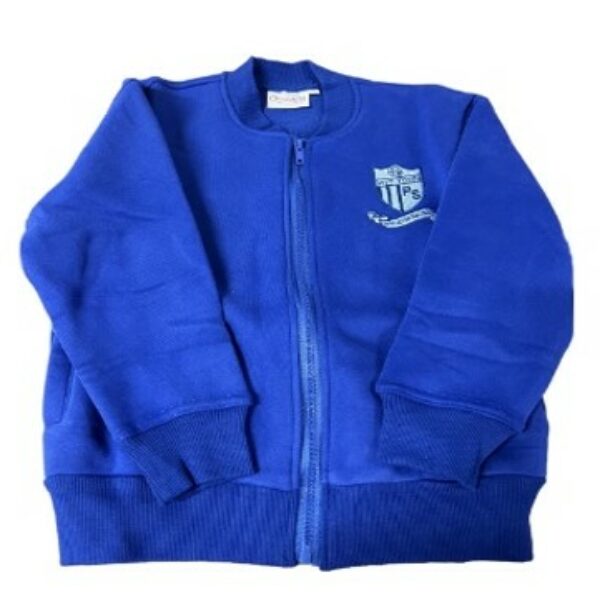 Royal Fleecy Zip Jacket with logo