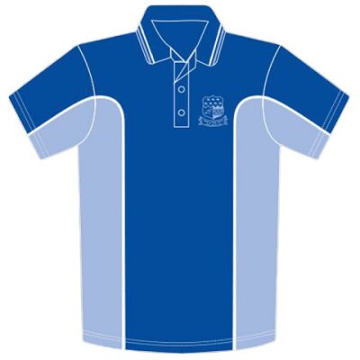 Unisex Sports Polo Shirt Short Sleeve w Logo